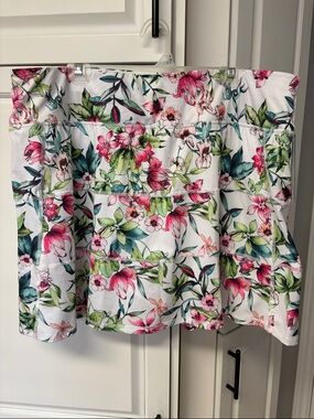 IDEOLOGY Plus Candace Floral Performance Skort sz 2X
